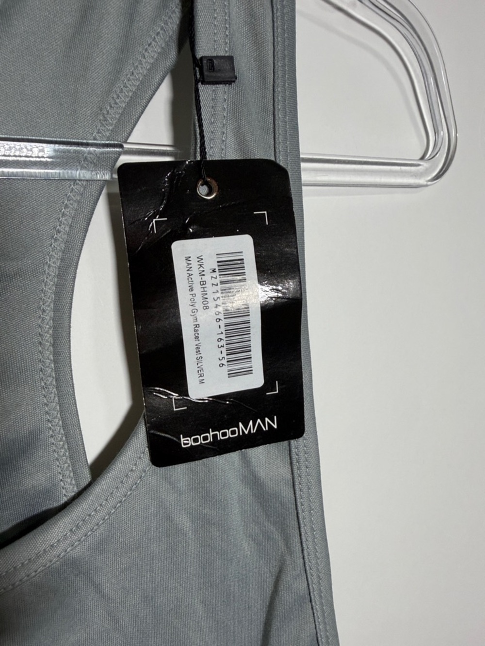 Man Active Poly Gym Racer Vest - Picture 2 of 3